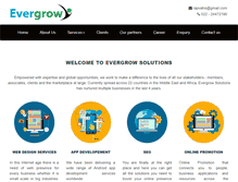 Tablet Screenshot of evergrowsolutions.com